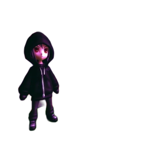 jacket, creature, staff, mask transparent PNG cut-out