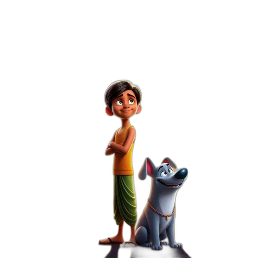 animal, concept art, 3d render, cartoon transparent PNG cut-out