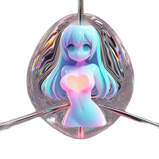 jewelry, staff, robot, hair transparent PNG cut-out
