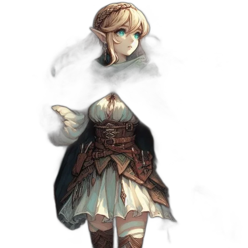 dress, sword, staff, weapon transparent PNG cut-out