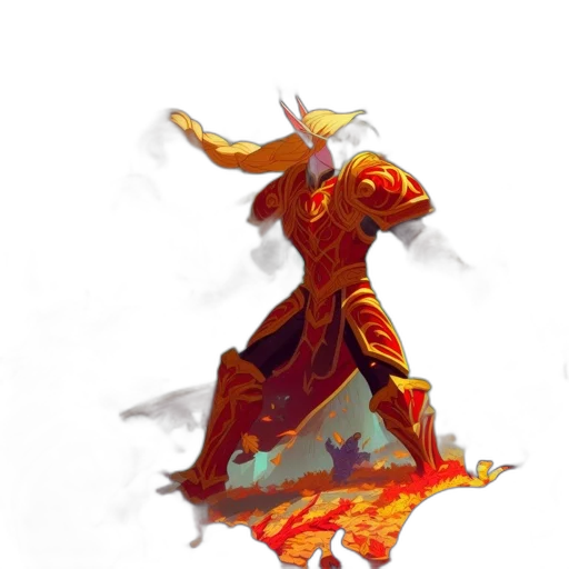 dragon, staff, mask, weapon transparent PNG cut-out