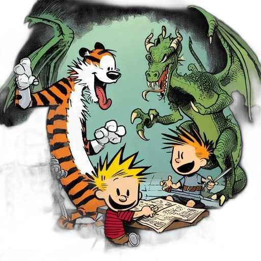 dragon, creature, comic book art, concept art transparent PNG cut-out