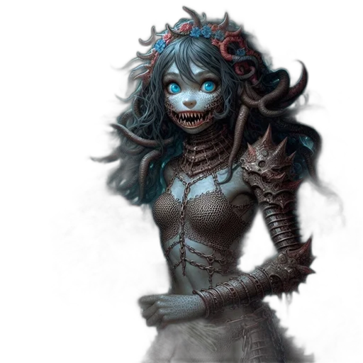 mask, creature, crown, face transparent PNG cut-out