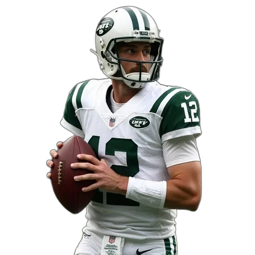 new, york, jets, quarterback transparent PNG cut-out