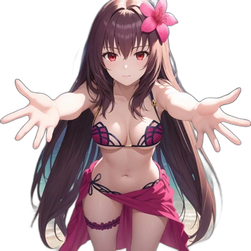 staff, weapon, creature, dress transparent PNG cut-out