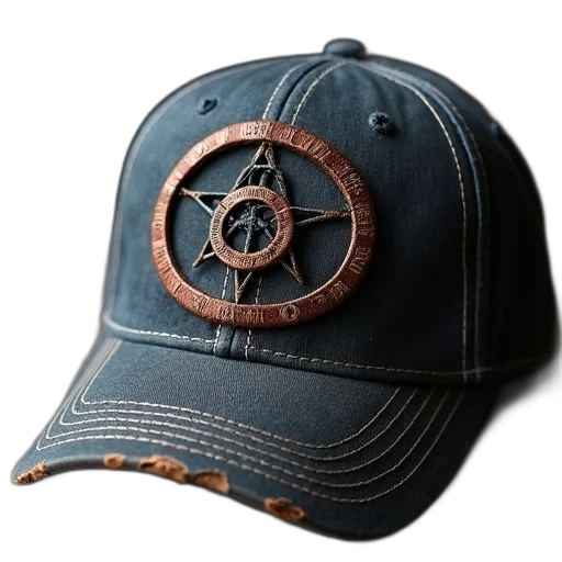 hat, crown, 3d render, distressed transparent PNG cut-out