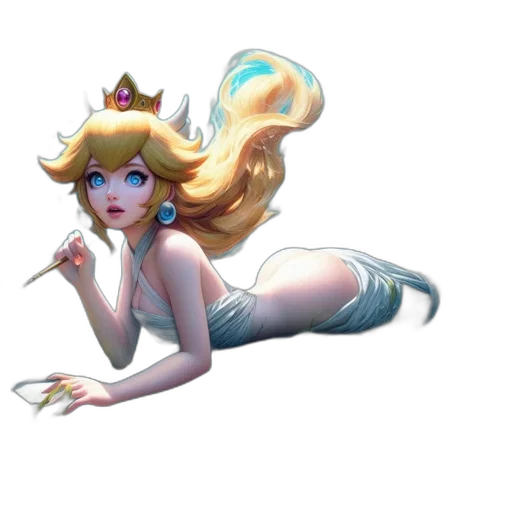 crown, staff, dress, concept art transparent PNG cut-out