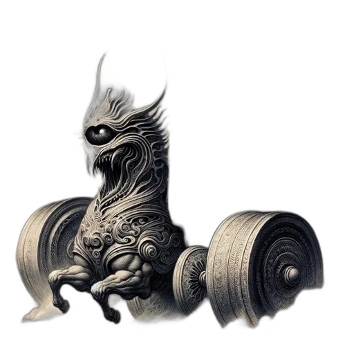 dragon, creature, animal, weapon transparent PNG cut-out