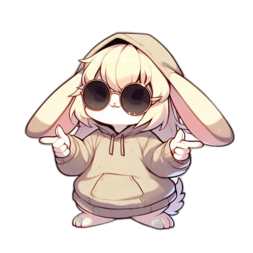 creature, jacket, animal, pixel art transparent PNG cut-out