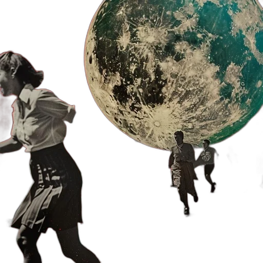 concept art, outer space, earth tones, surreal transparent PNG cut-out