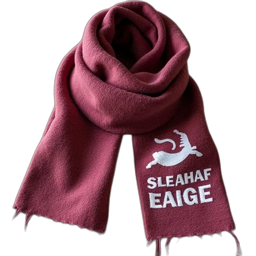 scarf, text, logo transparent PNG cut-out