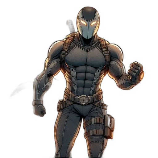 robot, comic book art, concept art, 3d render transparent PNG cut-out