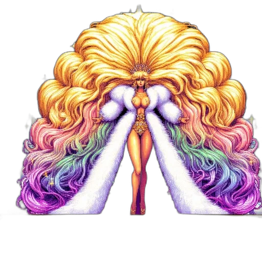 hair, crown, mask, face transparent PNG cut-out