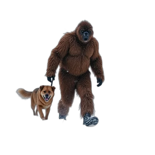 animal, creature, jacket, staff transparent PNG cut-out