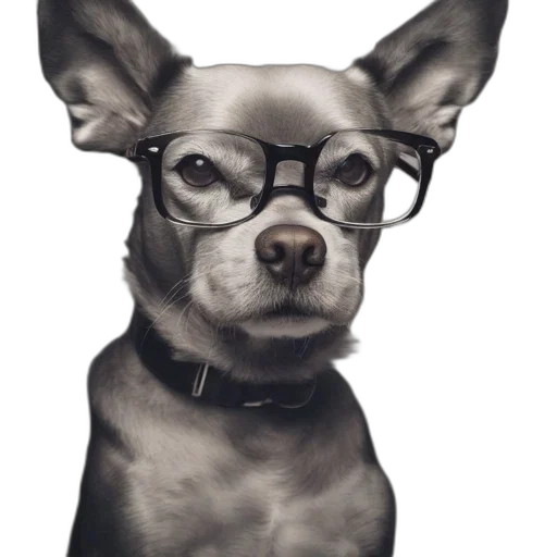 animal, staff, face, photorealistic transparent PNG cut-out