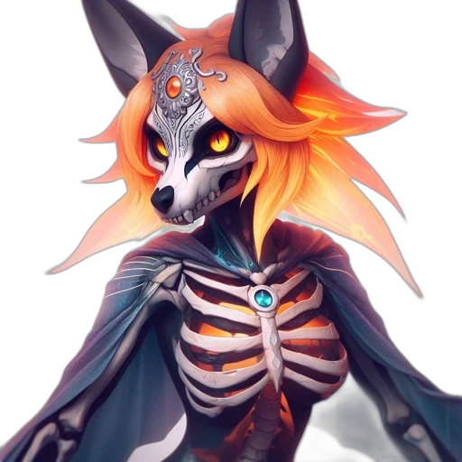 mask, creature, animal, concept art transparent PNG cut-out