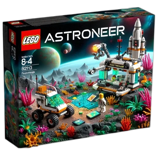 concept art, outer space, underwater, lego transparent PNG cut-out