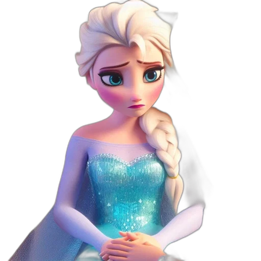 dress, 3d render, concept art, cartoon transparent PNG cut-out