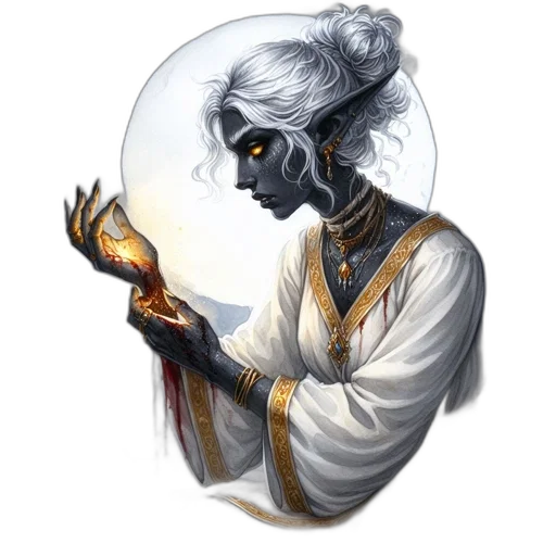 staff, dragon, mask, fantasy art transparent PNG cut-out