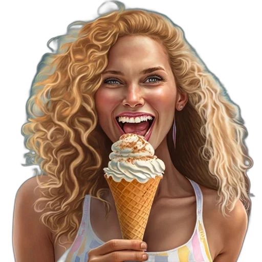 face, food, photorealistic, pixel art transparent PNG cut-out