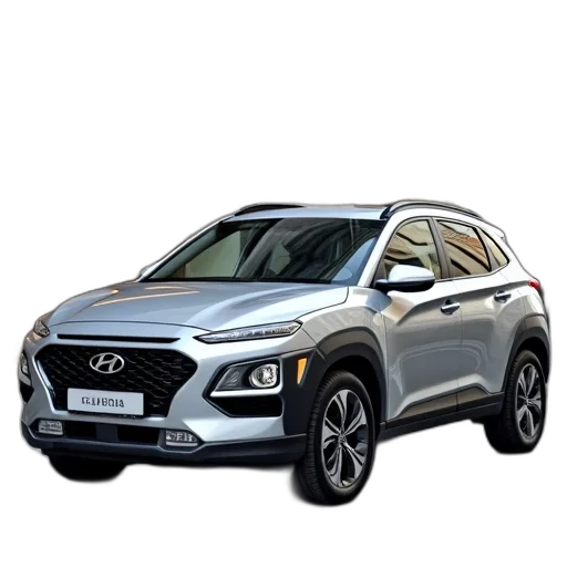car, silver, hyundai, suv transparent PNG cut-out