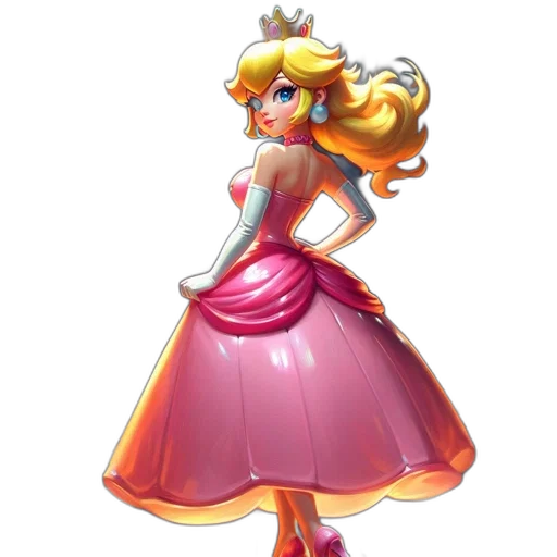 dress, crown, staff, concept art transparent PNG cut-out