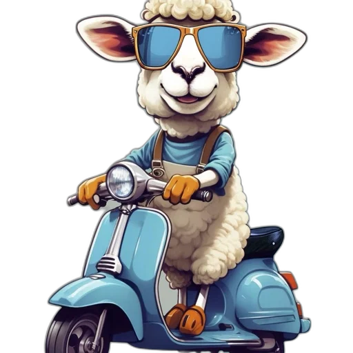 animal, car, jacket, concept art transparent PNG cut-out