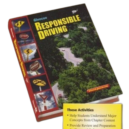 book, titled, responsible, driving transparent PNG cut-out