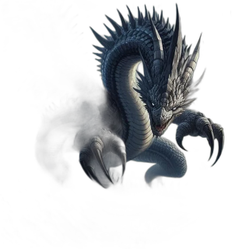dragon, creature, animal, weapon transparent PNG cut-out