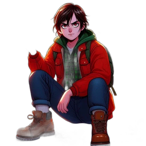 jacket, face, creature, animal transparent PNG cut-out
