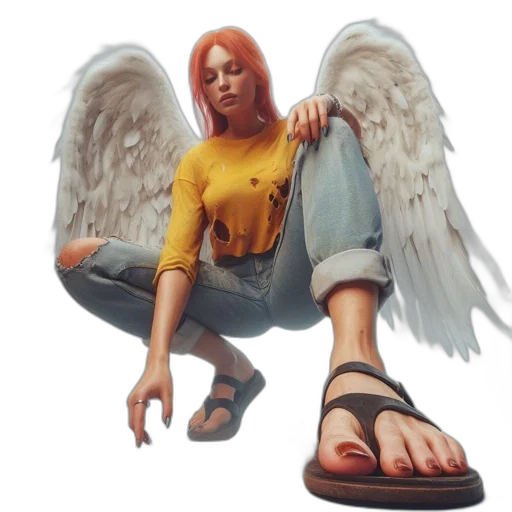 shoes, fantasy art, concept art, photorealistic transparent PNG cut-out