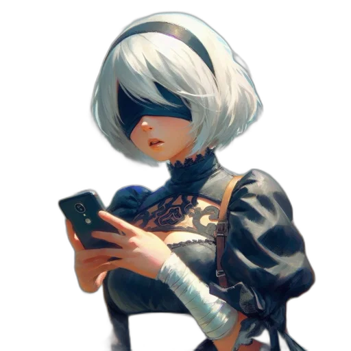 robot, face, jacket, dress transparent PNG cut-out
