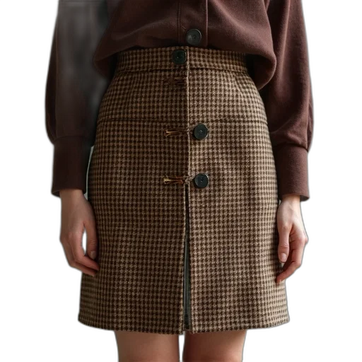 jacket, dress, earth tones, dark transparent PNG cut-out
