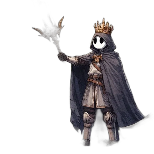 crown, staff, sword, mask transparent PNG cut-out