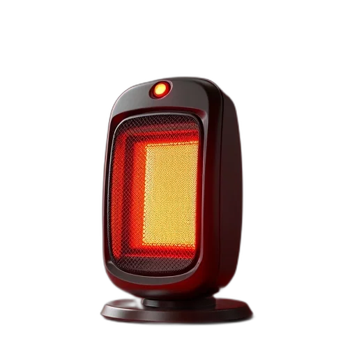 robot, 3d render, red, hot transparent PNG cut-out