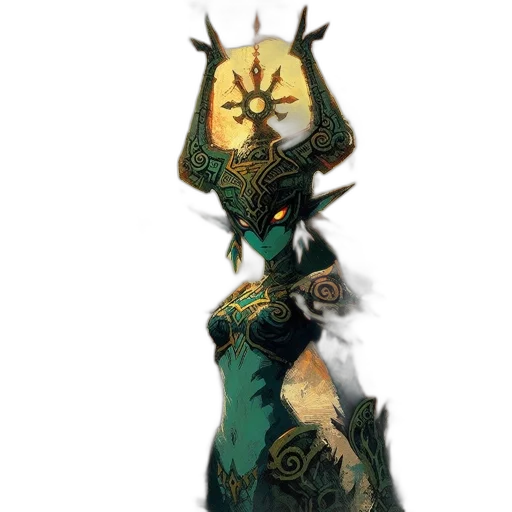 crown, staff, mask, dress transparent PNG cut-out