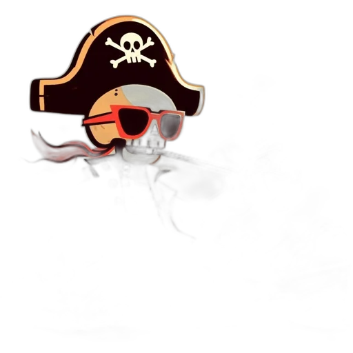 hat, jacket, weapon, 3d render transparent PNG cut-out
