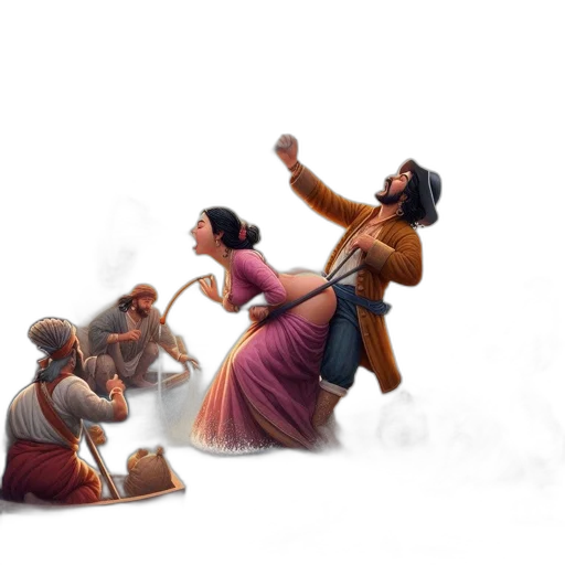 concept art, fantasy art, 3d render, fire transparent PNG cut-out