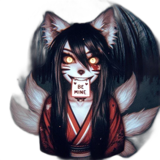 mask, staff, face, creature transparent PNG cut-out