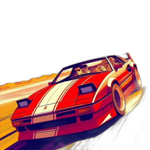 car, weapon, concept art, pixel art transparent PNG cut-out