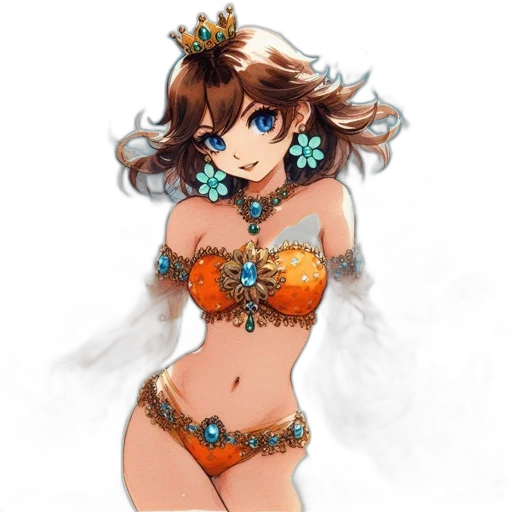 crown, jewelry, dress, flower transparent PNG cut-out