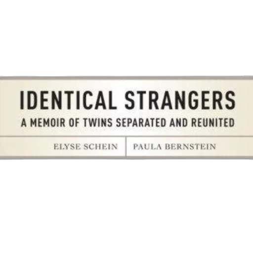 identical, strangers, memoir, twins transparent PNG cut-out