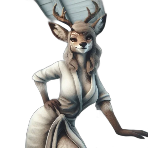 staff, dress, animal, creature transparent PNG cut-out