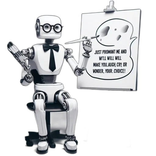 robot, concept art, wears, formal transparent PNG cut-out