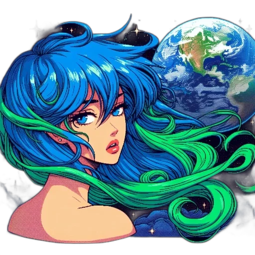 fantasy art, anime, pixel art, concept art transparent PNG cut-out