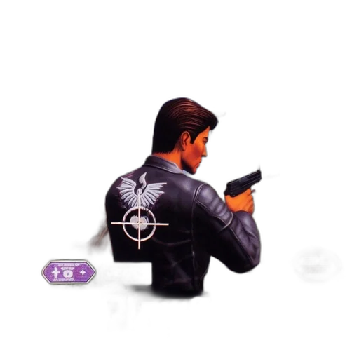 jacket, weapon, staff, pixel art transparent PNG cut-out