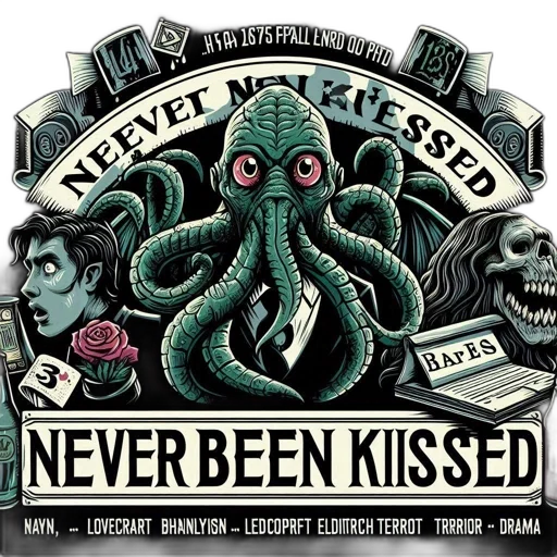 pixel art, menacing, octopus, red transparent PNG cut-out