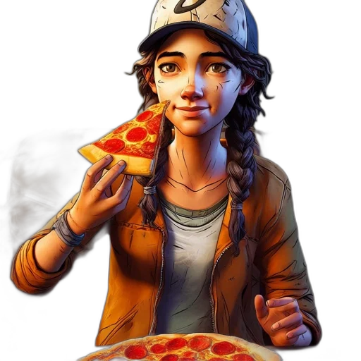 food, face, concept art, photorealistic transparent PNG cut-out