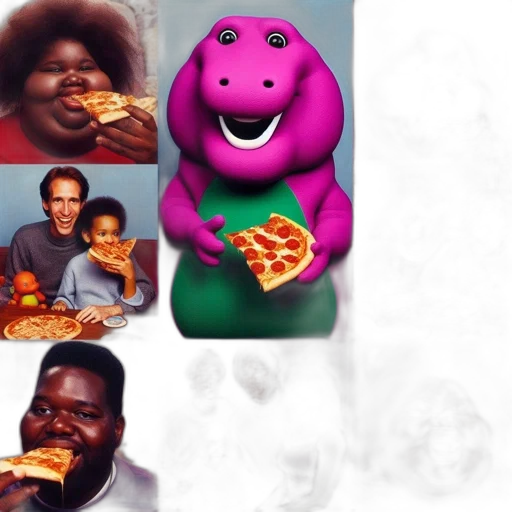 food, vaporwave, animated, purple transparent PNG cut-out