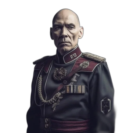 staff, face, jacket, crown transparent PNG cut-out